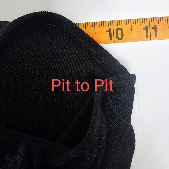 Klassy Network Elegant Black Draped Tank Top - Picture 9 of 9